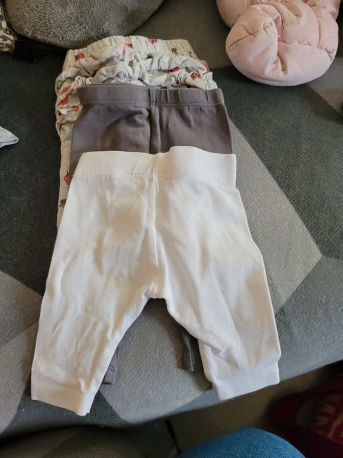 Lot leggings 1 mois