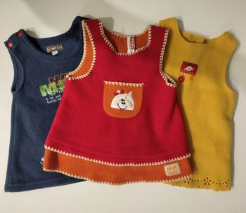 Lot robes d'hiver bébé fille 3 mois