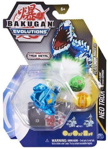 Bakugan évolutions Néo Trox Nano Aura et Siphon Platinium power up 20138088