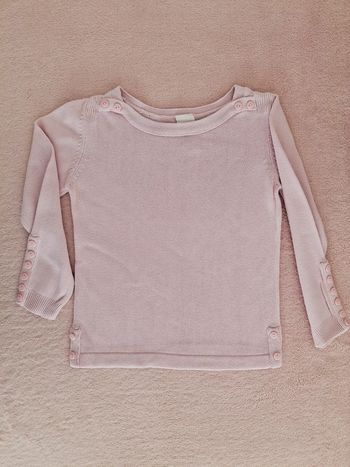 Pull Palomino 3 ans en coton rose clair