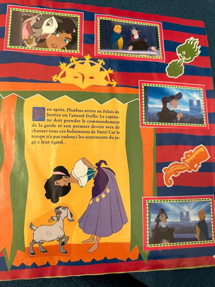 Album Panini complet Disney Le bossu de notre dame Quasimodo stickers autocollants - photo numéro 6