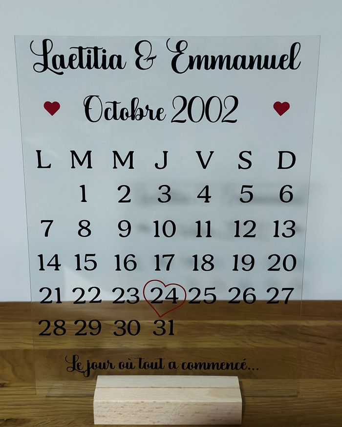 Cadre couple à personnaliser