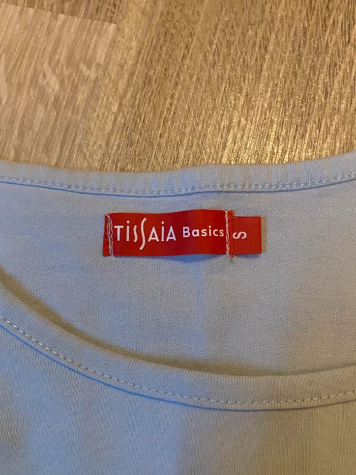 débardeur bleu ciel Tissaia, taille S - photo numéro 5