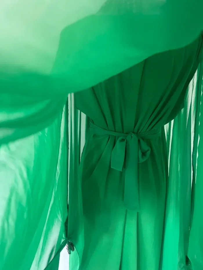 Robe cérémonie verte femme - photo numéro 5