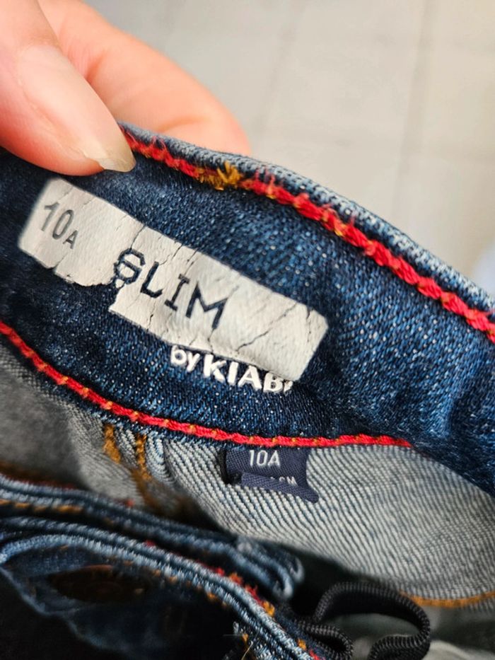 Jean slim garçon 10 ans kiabi u31 - photo numéro 7