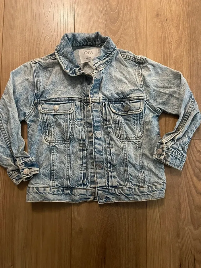 Veste en jean Zara - photo numéro 2