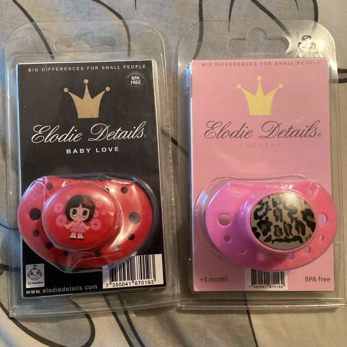 Lot de 2 tétines +3mois