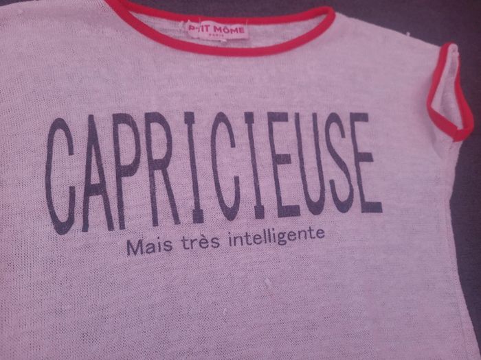 Haut manches courtes fille 8 ans - photo numéro 2