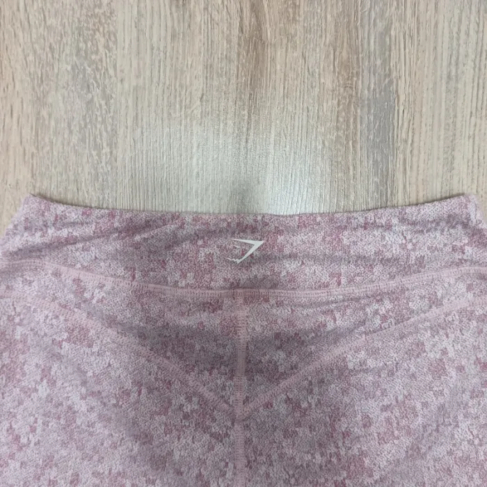 Legging gymshark femme rose blanc M - photo numéro 4