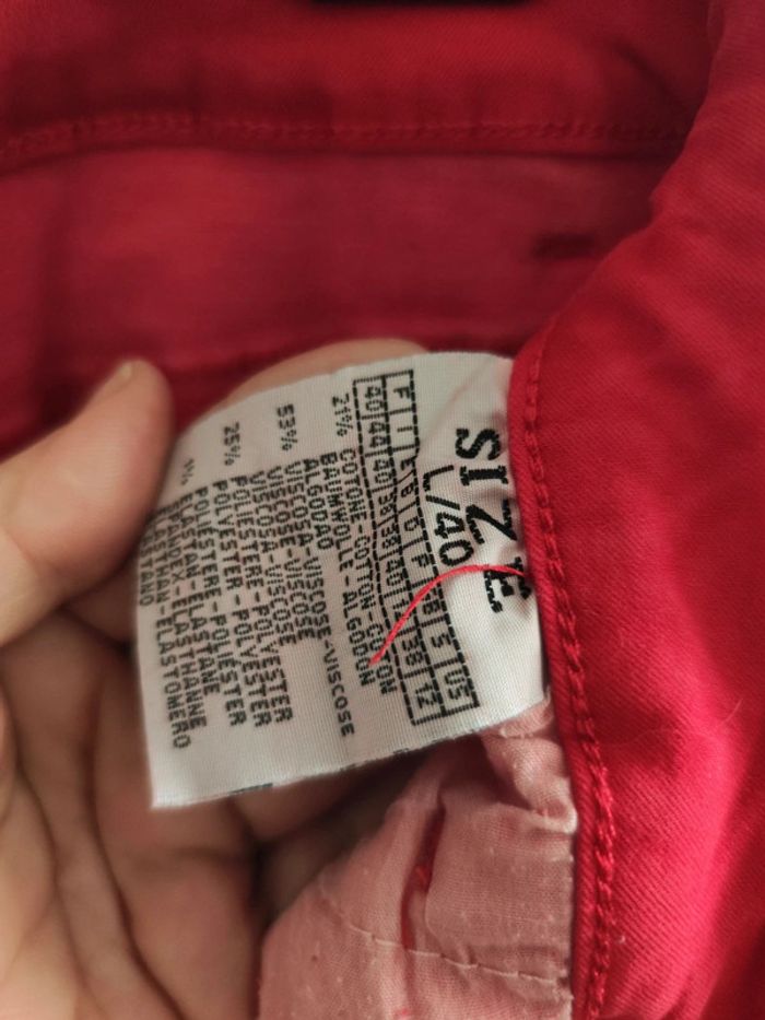 Jeans rouge Miss Bon femme L - photo numéro 5
