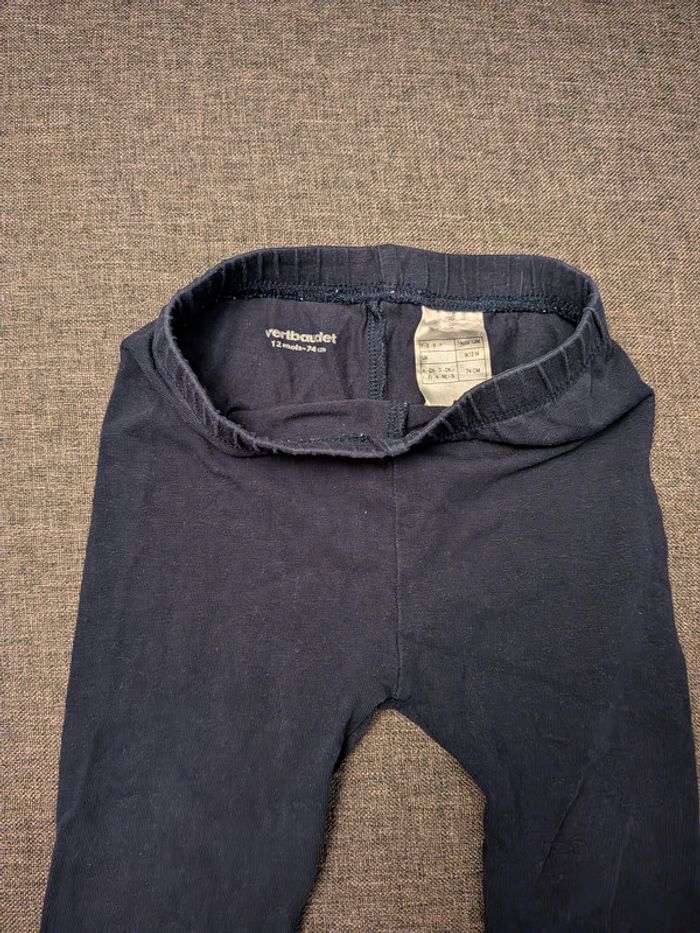 Lot de 5 leggings - 12 mois - Multi marques - Très bon état - photo numéro 5