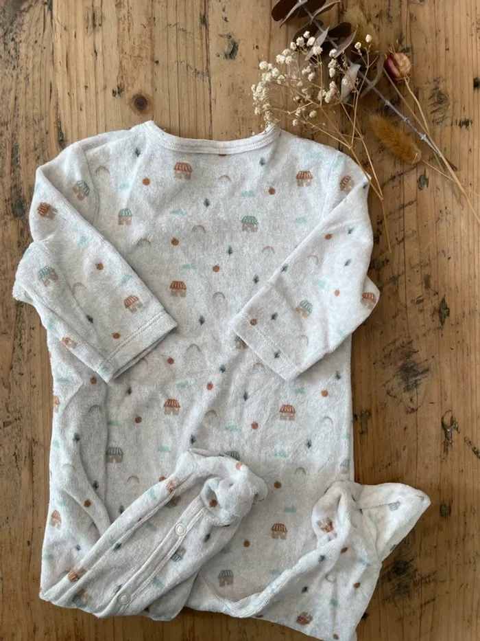 Pyjama velours Kiabi 9 mois