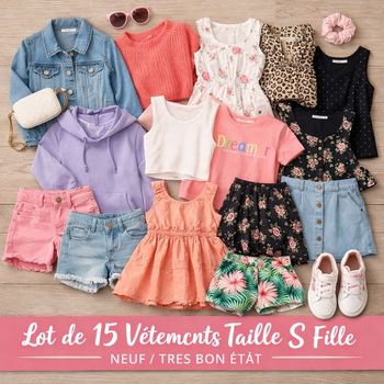 Lots de 15 vetements taille S  ( PAS LES VETEMENTS DE L’ANNONCE ‼️‼️