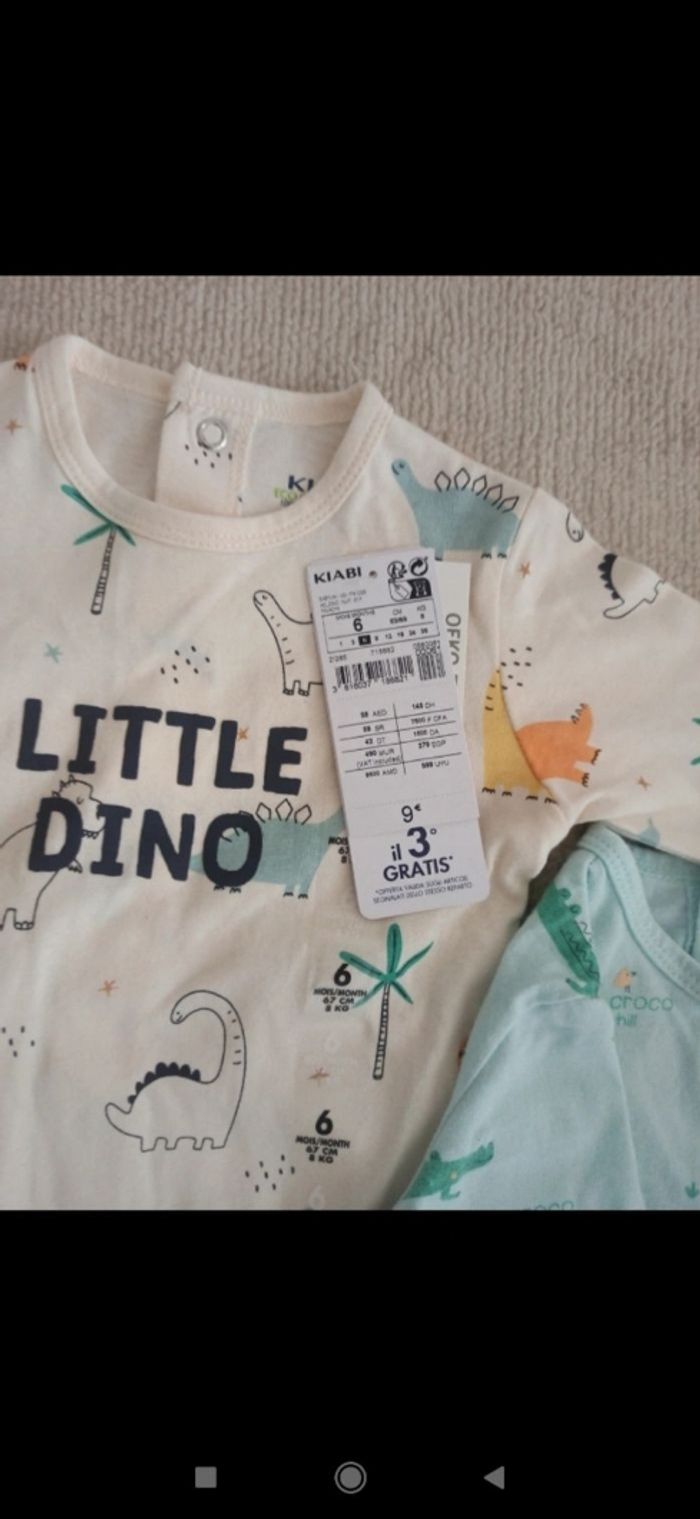 Lot pyjamas bodies - photo numéro 3