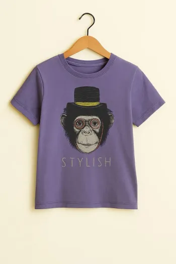 T-shirt garçon Orchestra – Taille 14 ans – Stylé & très bon état 🧢🟣