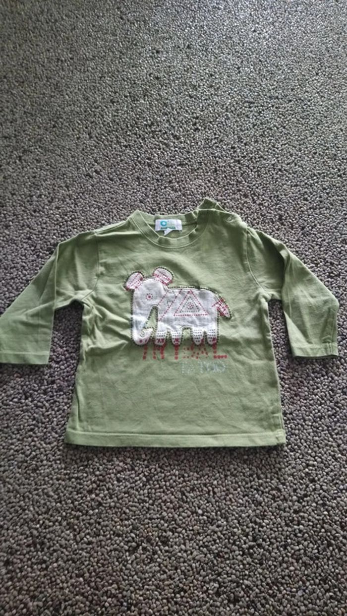 Tee shirt M-l 12 mois