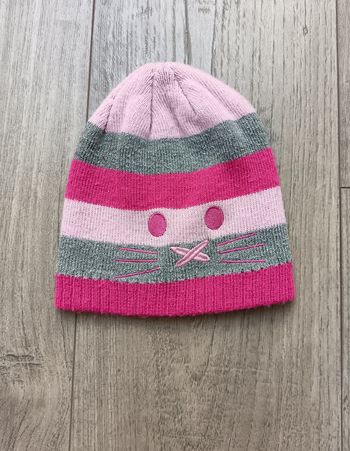 Bonnet fille chat 12/24 mois