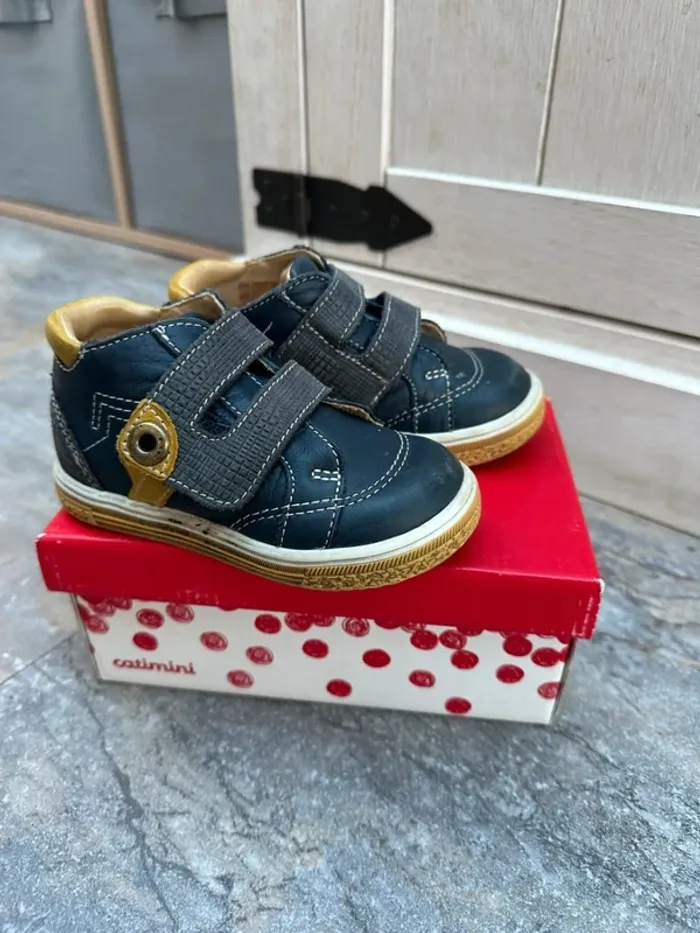 Chaussures Catimini 23 bleu marine - photo numéro 9