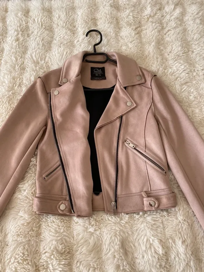 Perfecto court rose poudré taille 34 - photo numéro 6