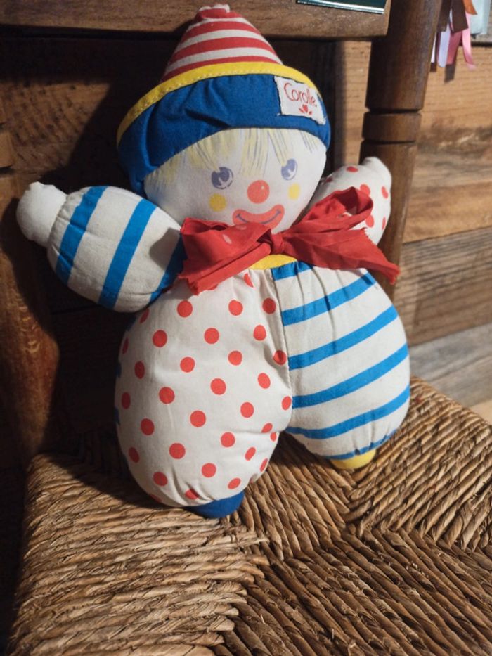 Peluche clown Corolle vintage - photo numéro 4