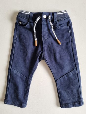 Pantalon Obaïbi 6 mois bleu marine