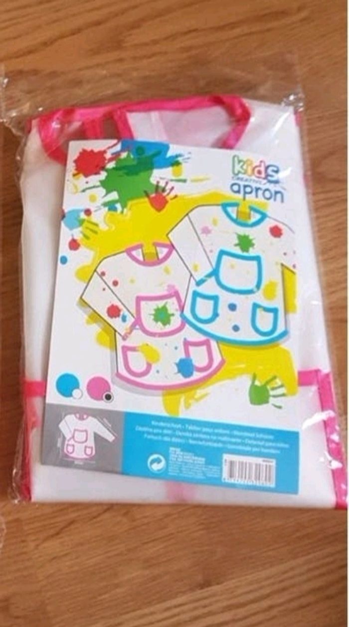 Tablier de peinture enfant