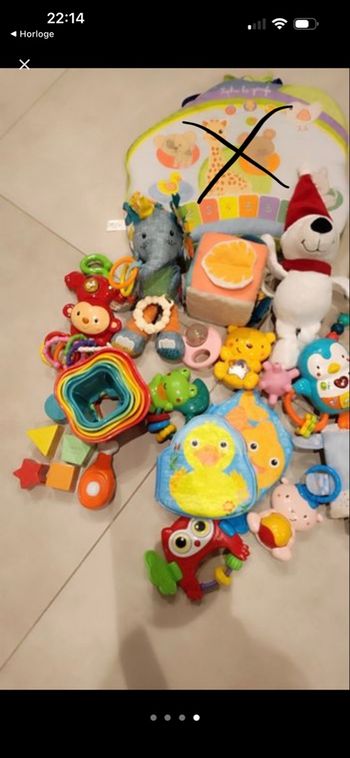 Jeux d'éveil - Lot de jeux et jouets bébé