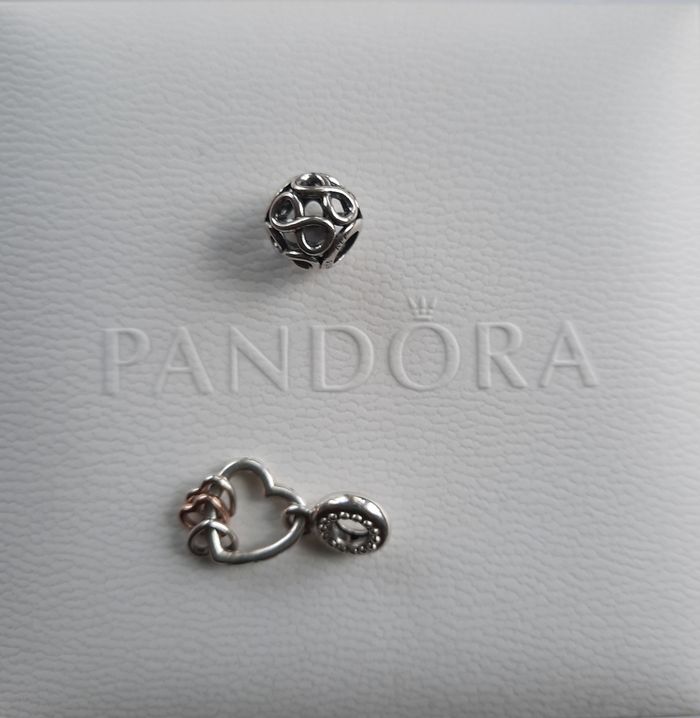 Pandora lot de 2 charms