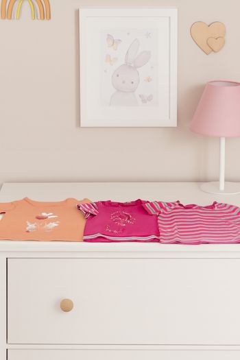 👕 Lot de 3 Tee-shirts Bébé – 1 Mois