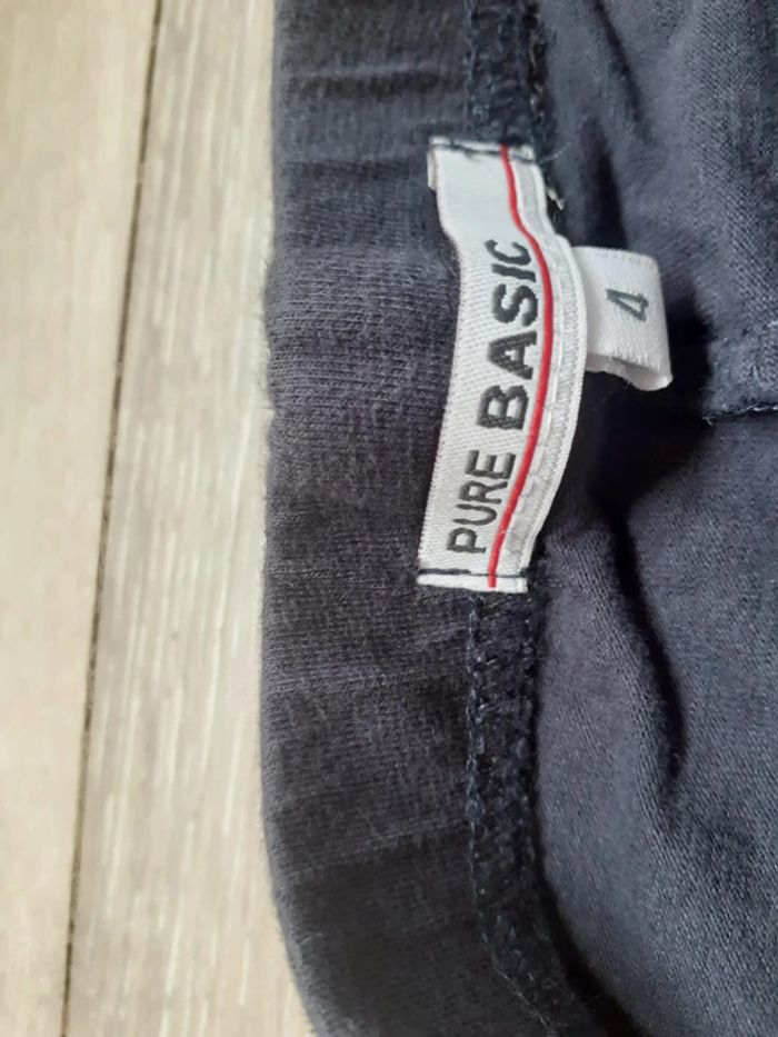 Legging bleu foncé, Pure Basic, taille 4 ans - photo numéro 3
