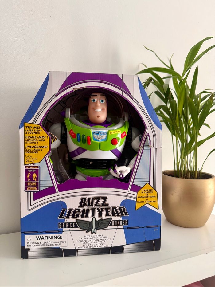 Jouet Buzz L’Éclair – Figurine Parlante 15 Phrases & Sons – Disney Pixar Toy Story