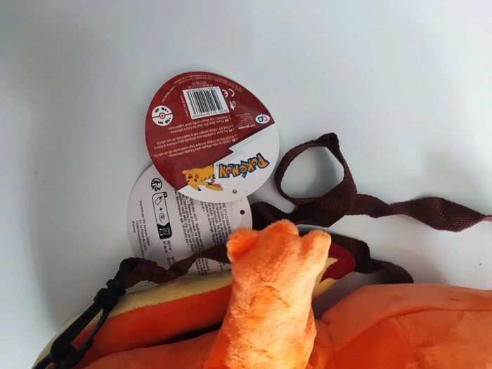 Sac à dos Pokemon Salamèche peluche - photo numéro 6