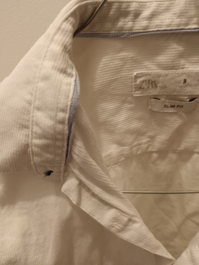 Chemise blanche manches longues 8 ans - photo numéro 3