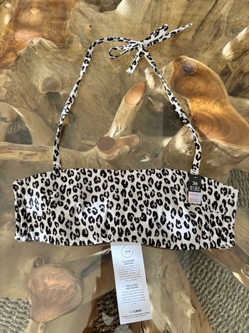 Haut de maillot de bain Etam léopard