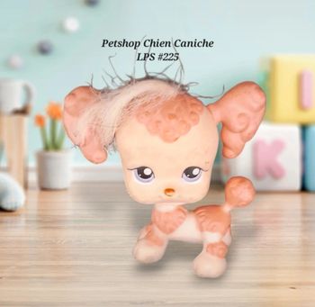 Little Petshop Chien caniche LPS #225 Hasbro