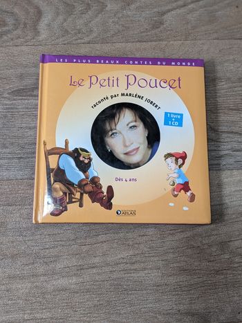 Livre cd le petit poucet marlene jobert