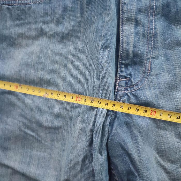 Bermuda large baggy short vintage jeans denim hip hop streetwear Ecko y2k 2000 taille 32us fr42 - photo numéro 15