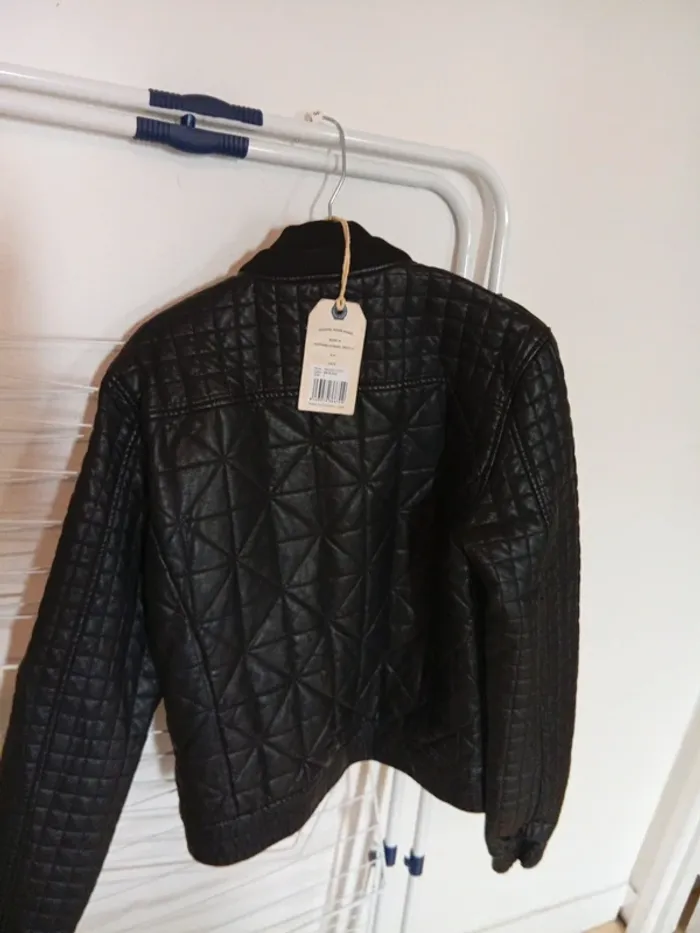 Veste cuir femme pepe jeans London taille L - photo numéro 7