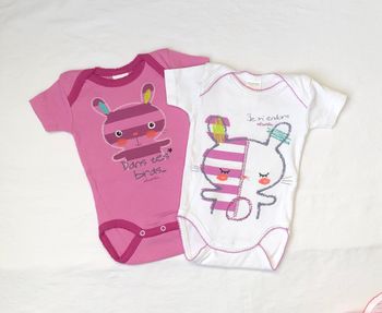 Lot de 2 bodies Absorba 3 mois