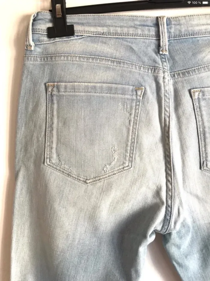 Jean boyfriend troué Teddy Smith taille 40 - photo numéro 14