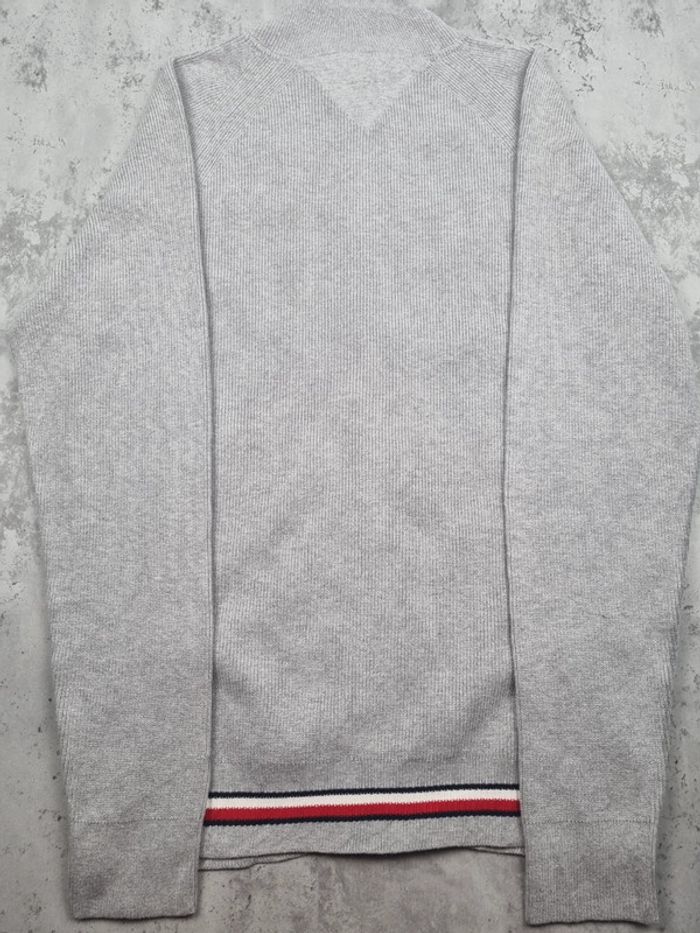 Gilet zippé Tommy Hilfiger gris – Taille M Hommes - photo numéro 4