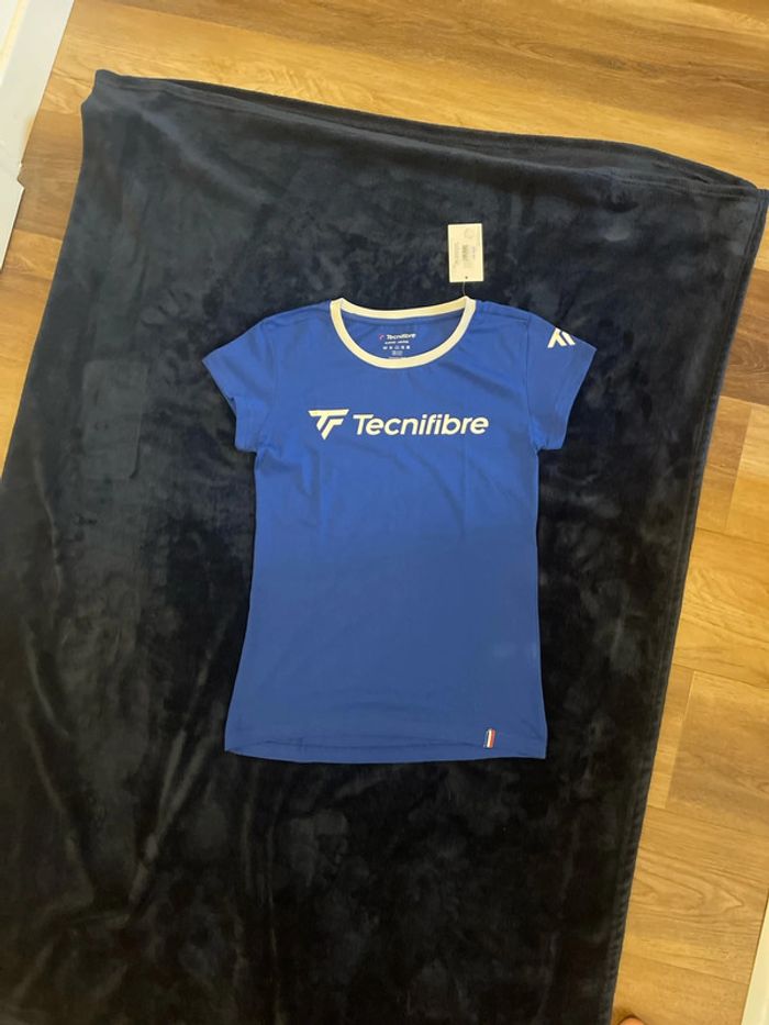 Tecnifibre- T shirt Cotton Tee Royal taille XS