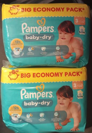 Couches Pampers baby_dry taille 3