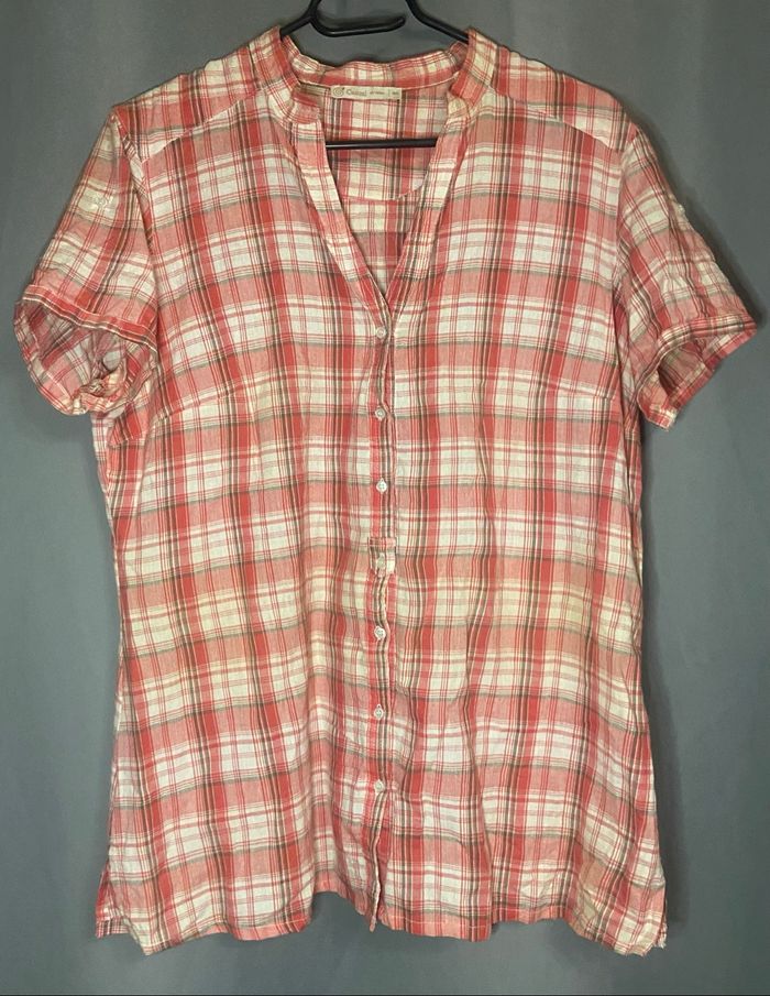 Chemise à carreaux »Gémo »manches courtes