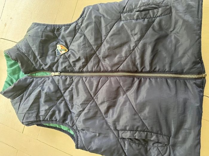 Magnifique blouson sans manches de la marque IKKS réversible en taille 14 ans - photo numéro 2