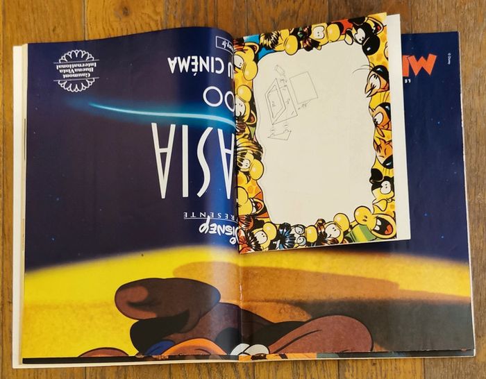 Ancien journal de mickey avec poster fantasia + cadre déblok N°2501 année 2000 vintage - photo numéro 2