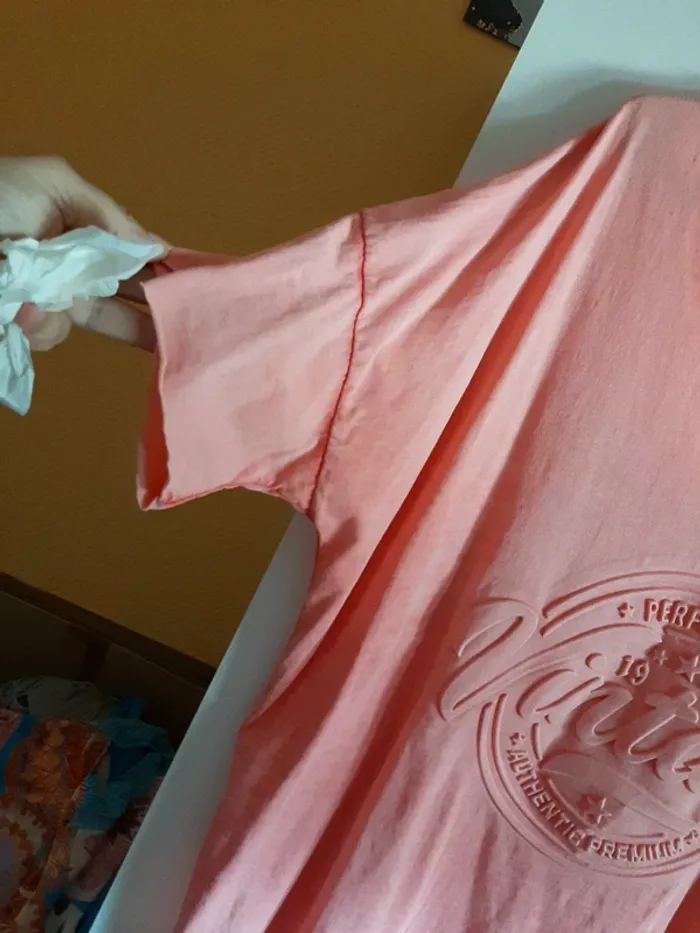 Tee-shirt corail - photo numéro 3