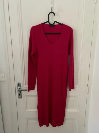 Robe pull moulante rose Esmara