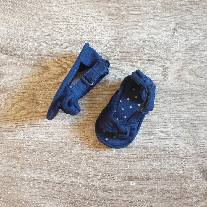 🩷 Sandales souple bébé avec scratch Kiabi 6 mois 18 #emyfleury_pointure18fille