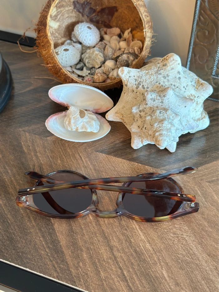 Lunettes de soleil unisexe – monture écaille brun  protection UV - photo numéro 5